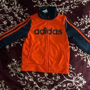 Adidas Bold Orange and Dark Blue Jacket
